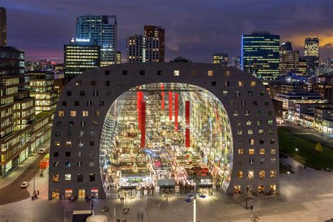 markthal rotterdam netherlands food hall review conde nast traveler