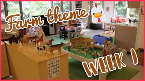 setting   classroom   farm theme week  youtube