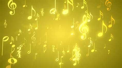musical notes gold downloops creative motion backgrounds