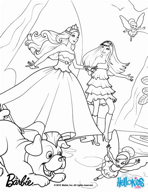 barbie princess   popstar coloring page printable coloring home