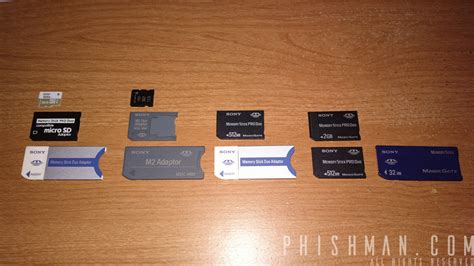 phishman tech microsd  memory stick pro duo