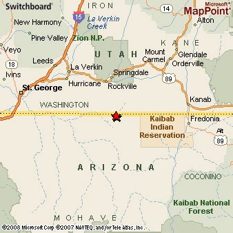 colorado city arizona area map