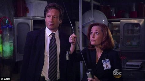 The X Files David Duchovny And Gillian Anderson Do It On A Desk For