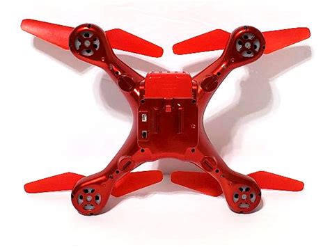 hjhrc quadcopter rc drone red  parts property room
