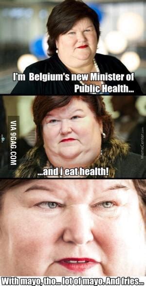 maggie de block belgiums minister  health gag