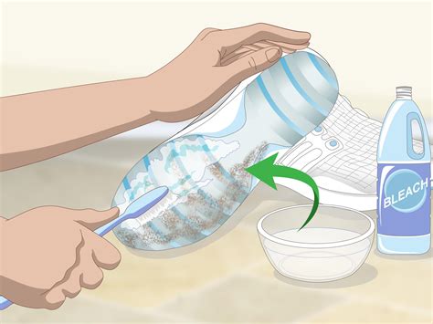 simple ways  clean  soles  shoes wikihow