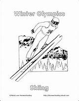 Olympics Preschool sketch template