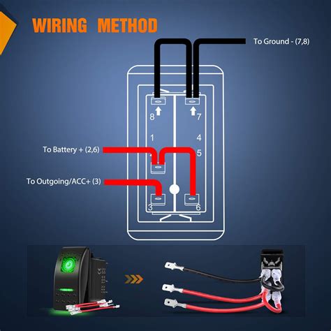 nilight rocker switch wiring diagram