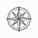 Compass sketch template