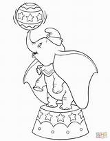 Dumbo Baby Coloring Pages Getdrawings Disney sketch template