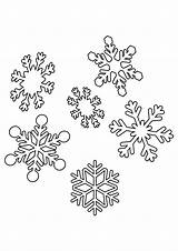 Nieve Copos Para Dibujo Colorear Coloring Snowflakes Bilde Dibujos Fargelegge Imprimir Imágenes Descargar Grandes Fargelegging Large sketch template