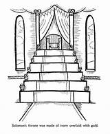 Throne Solomon Visit Designlooter sketch template