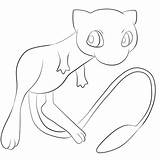 Pokemon Mew Coloring Pages Printable Categories sketch template