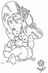 Embroidery Baby Patterns Hand Vintage Coloring Designs Flickr Pages Transfers Quilt Nursery Drawing Machine Stitch Cross Japanese Babies Quilts Easy sketch template