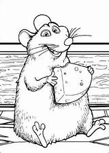 Ratatouille Coloring Pages Cheese Remy Tasty Coloriage Para Colorear Kids Color Printable Book Fun Dibujos Family Ausmalbild Drawing Imprimir Mouse sketch template