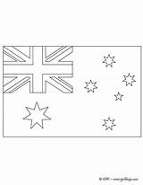 Australie Drapeau Bandera Coloriages Drapeaux Mundial Futbol Línea Hellokids sketch template