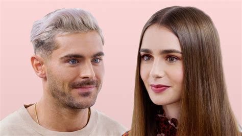watch friended zac efron and lily collins take a
