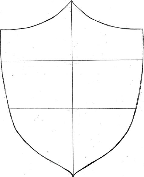 printable shield template