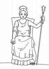 Hera Dea Goddesses Swr Mythology Belfagor sketch template