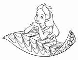 Alice Wonderland Coloring Pages Colouring Sheets Color Gif Disney Printable Coloringpages1001 Kleurplaten Kids Print Con sketch template