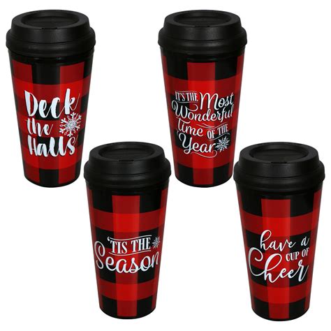 reusable coffee cups  lids reusable coffee cup christmas tumbler walmartcom
