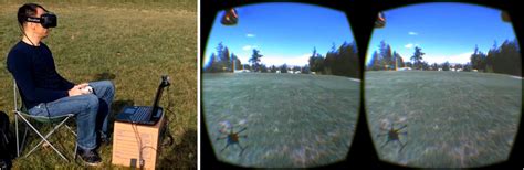 frontiers stereoscopic  person view system  drone navigation