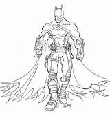 Coloring Pages Knight Arkham Batman Popular sketch template