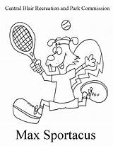 Tennis Coloring Playing Max Printable Squirrel Pages sketch template
