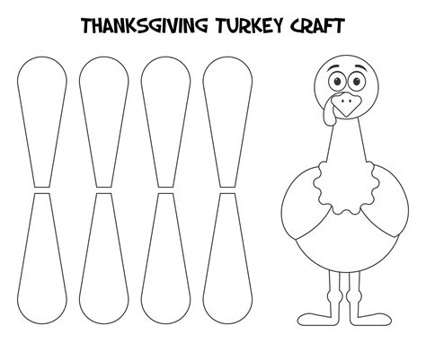 printable turkey craft