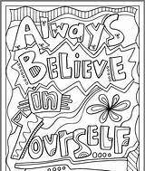 Motivational Doodle Adult Sheets Lernen Soziales Believe Classroomdoodles Kinman Geburtstagskalender Ausdrucken sketch template