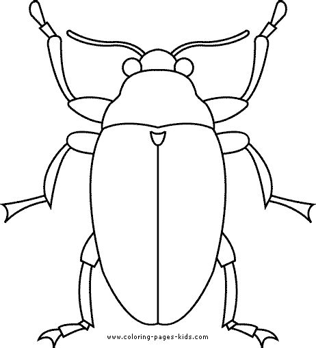 bug coloring page