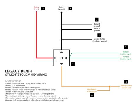 spec  headlight wiring diagram general wiring diagram