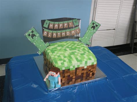 minecraft cake  fondant figure cakecentralcom