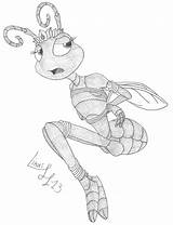 Atta Bugs Limpurtikles sketch template