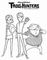 Trollhunters Troll Hunters Dreamworks Gunmar Amulet Arcadia Cazadores Wizards Scribblefun sketch template