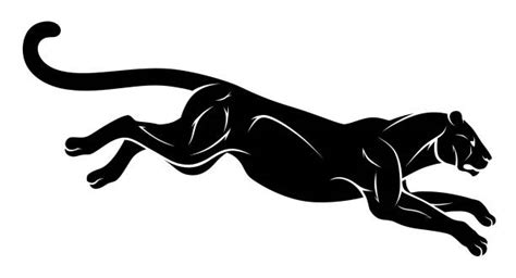 Panther Running Illustrations Royalty Free Vector