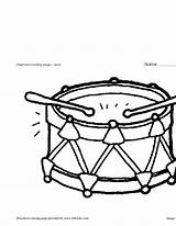 Drum Coloring Worksheet Reviewed Curated Kindergarten sketch template