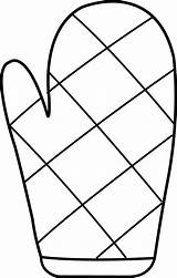 Oven Clipart Mitt Clip Outline Baking Mitts Gloves Mittens Toaster Microwave Mitten Cooking Open Cliparts Line Transparent Mit Dirty Library sketch template