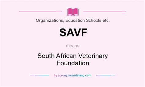 savf  definition  savf savf stands  south african veterinary foundation