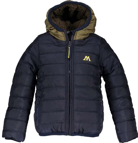 bolcom moodstreet jongens winterjas donkerblauw maat