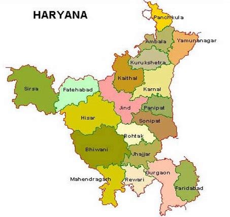 state  haryana map population transport roadways culture  tnpsc