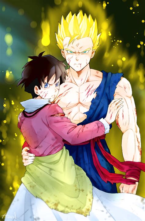 pin by daisuke3445 on gohan and videl dragonball dragon