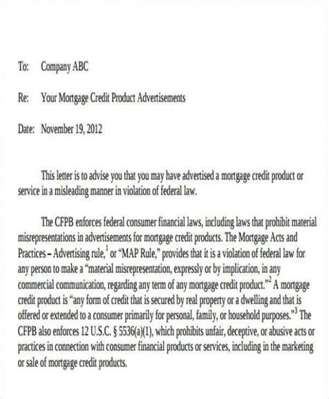 mortgage offer letter template