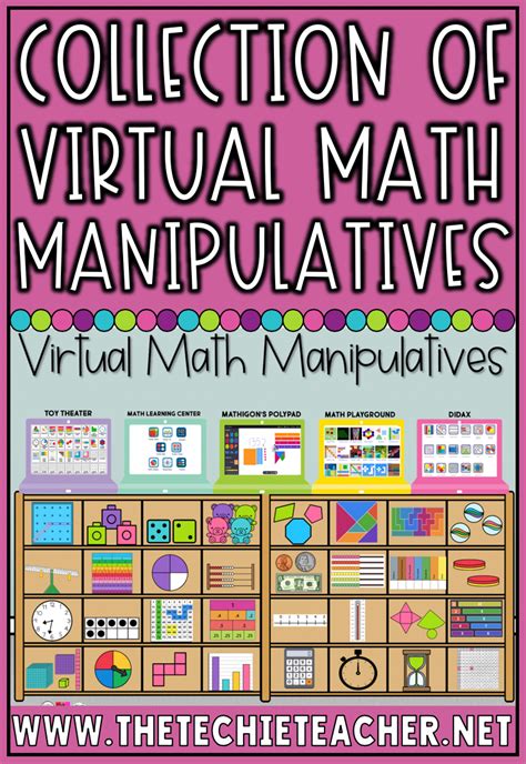collection  virtual math manipulatives   math manipulatives
