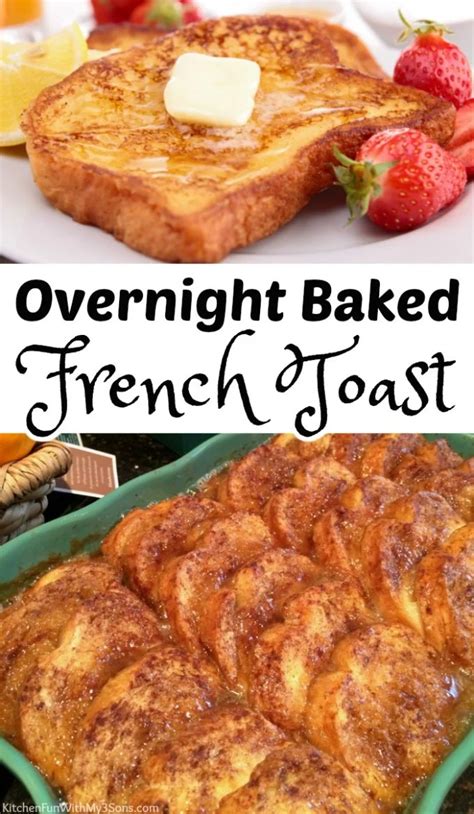 baked french toast wedges