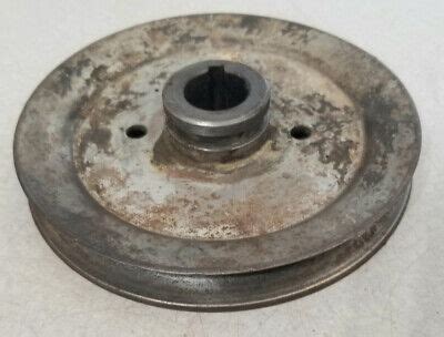 wheel horse  mower deck outter pulleys  keyed   picclick