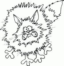 scared cats colouring pages cat coloring page animal coloring pages