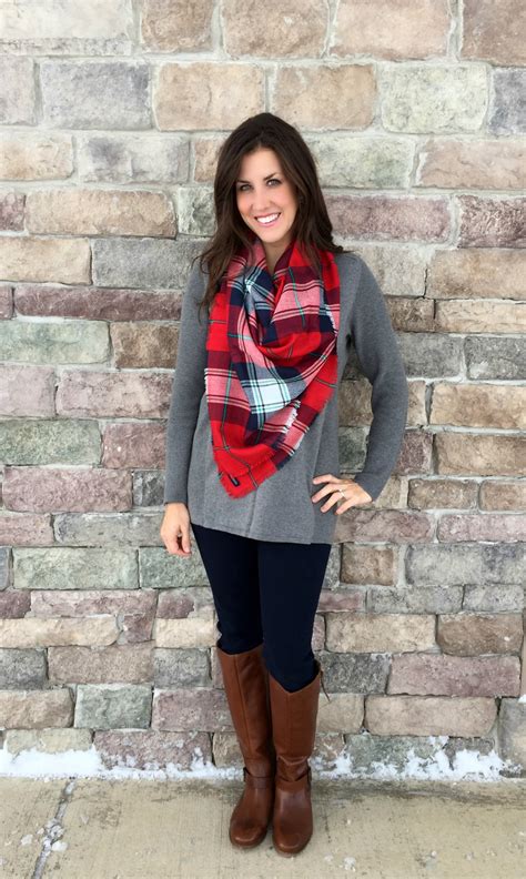 what i wore real mom style plaid scarf outfits realmomstyle momma