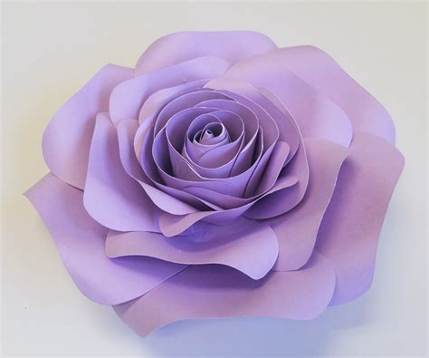 handmade giant paper flower  cm   light purple paper flowers roses big paper flowers