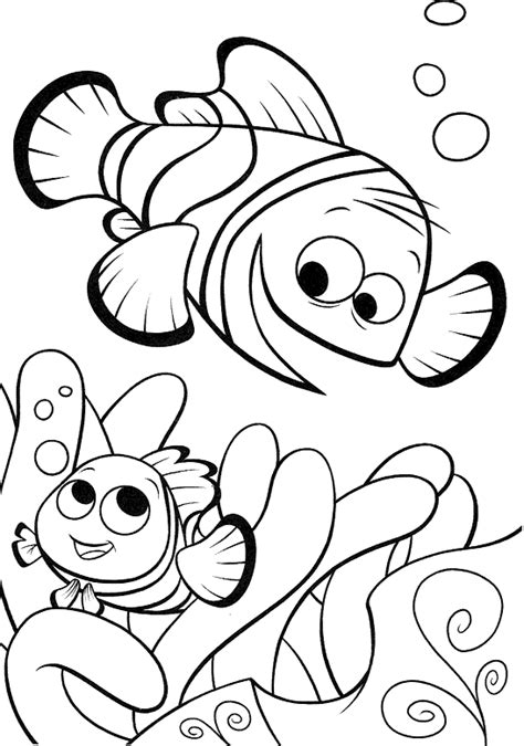 nemo coloring pages coloring pages  print